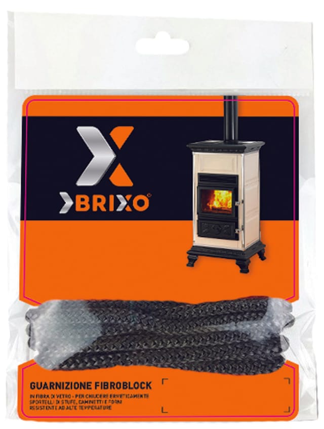 Brixo - Faserglasdichtungen für Öfen und Kamine Fibroblock Kits 12