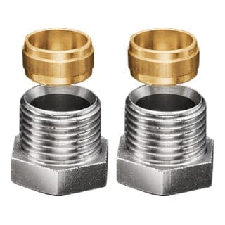 Oventrop - ov Klemmringverschraubungen (Satz) 1/2x15mm Verbindungsrohr