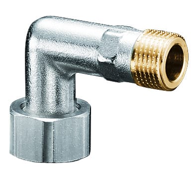 Oventrop - Bogenverschraubung dn 15 3/4' Innengewinde Überwurfmutter x1/2' Außengewinde, vernickelt