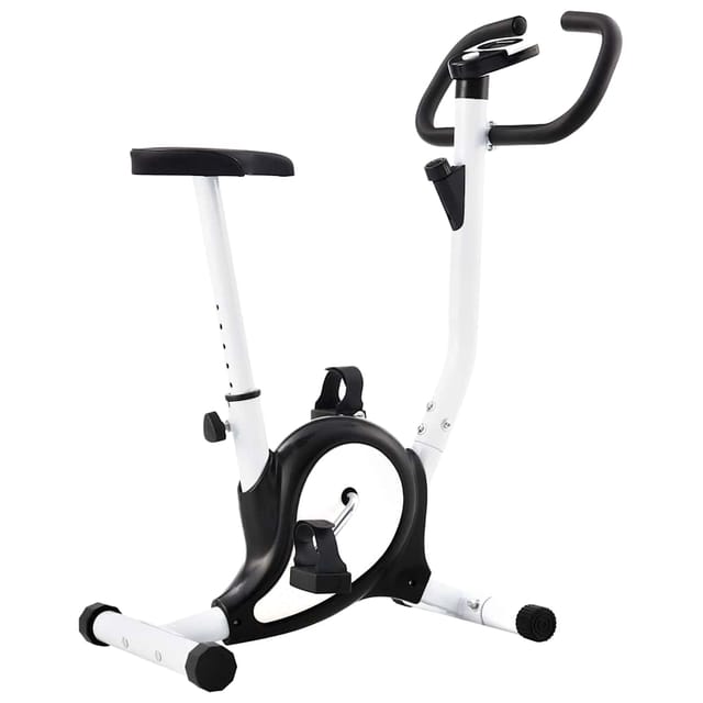 Heimtrainer mit Riemenantrieb Schwarz - Vidaxl
