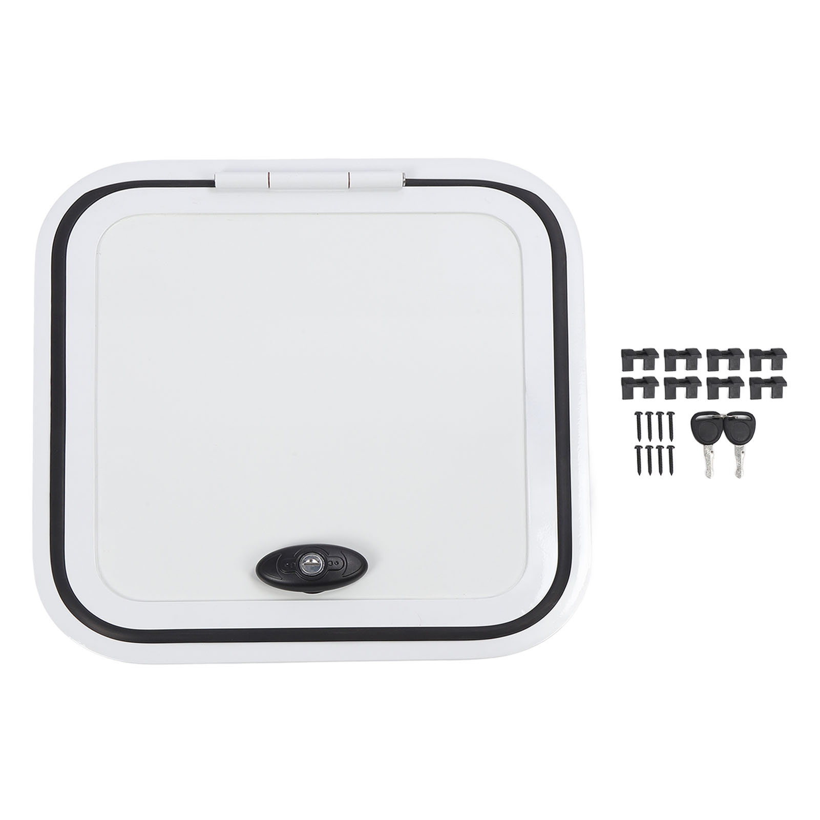 16 X 16 Zoll Große Tür Für Ein Staufach In Einem Camper, Abgerundete Ecken Aus Aluminiumlegierung, Zugang Zum Laderaum Für Camper, Wohnmobile Und Wohnwagen.