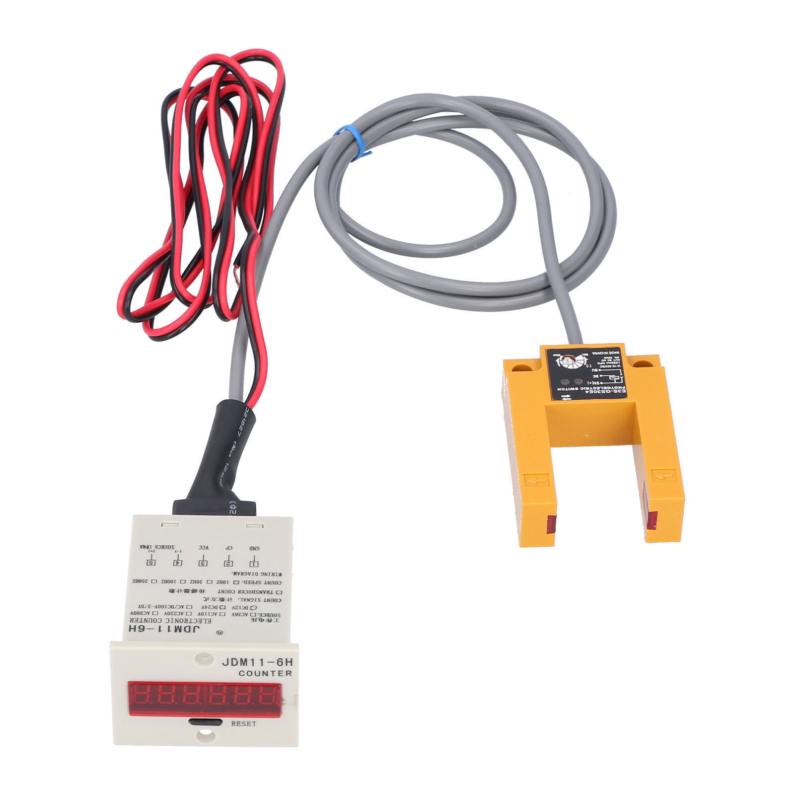 Berm Digitalanzeige Zähler Elektronischer Industriesensor Automatische Induktion Bem-6h-30e4-ctac110v