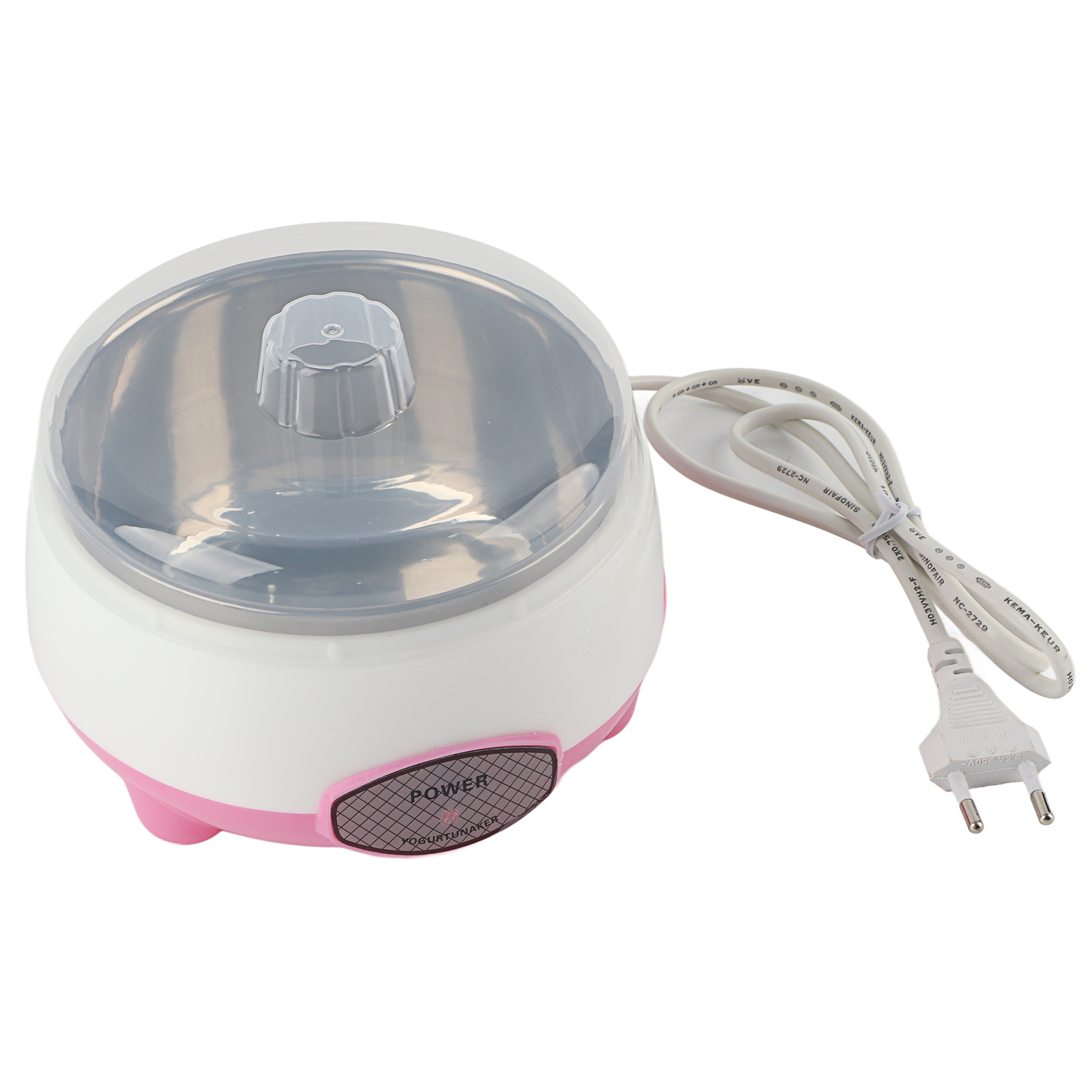 15w 1l Mini Joghurtbereiter 360° Heizung Automatische Herstellungsmaschine Für Zuhause Pink
