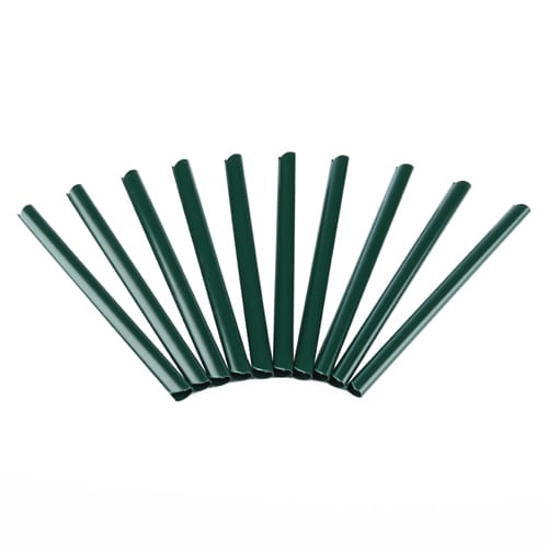 Mucola - Klemmschienen Befestigung pvc Grün Zaunfolie Sichtschutz Doppelstabmatten Windschutz Sichtschutzstreifen Befestigungsclips Zaun Folie uv