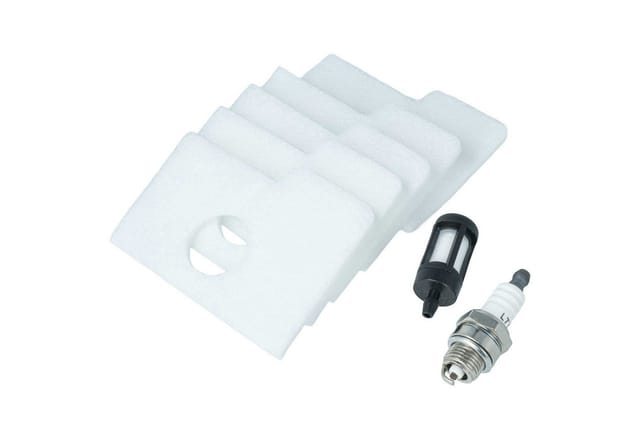 Luft-Filter, Kraftstofffilter, Zündkerze kompatibel mit Stihl ms 170, ms 180, 017, 018, ms 180 c Motorsäge, Kettensäge - Wartungsset - Vhbw