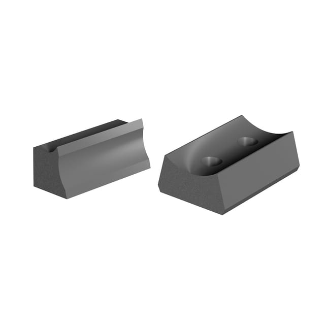 692.999.02 KLEMMKEIL 38x22.5x13mm (2 M8 LÖCHER) FÜR 692 KÖPFE