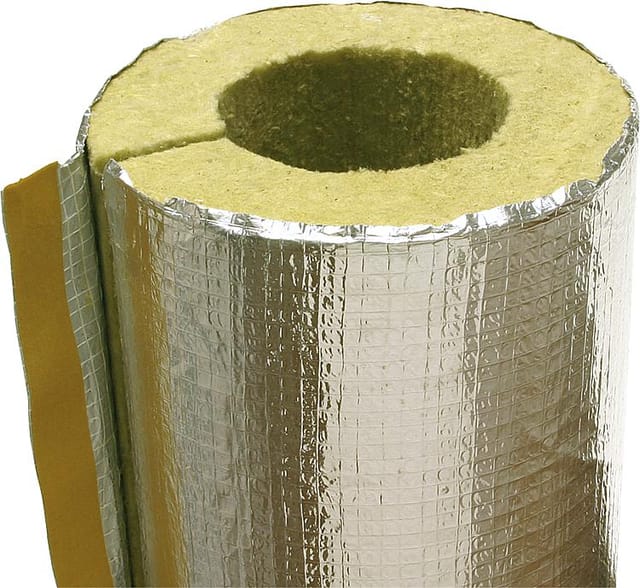 Feueranker ® - Isolierung für Rauchrohr Abgasrohr Kamin 110-180 mm Alu Rauchrohrisolierung 1m 80mm