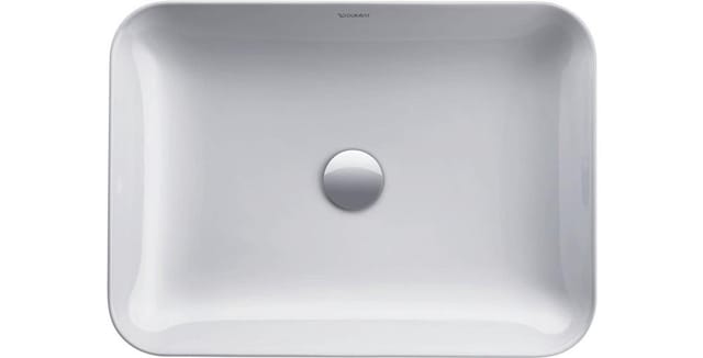 Duravit - Cape Cod Aufsatzbecken,550x400 mm, ohne Hahnlochbank,