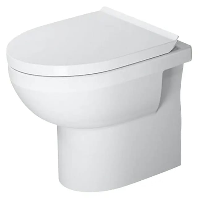 Duravit - No.1 Stand-WC Set, inkl. WC-Sitz, 370x480mm, weiß