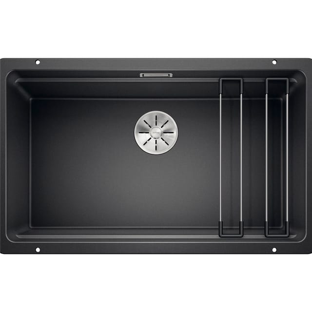 Blanco - Etagon 700 - Silgranitspüle, 73x46 cm, mit Schienen, Anthrazit 525167