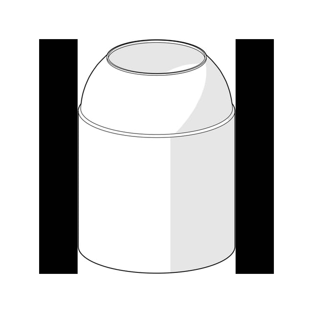 HANSA Abdeckkappe HCR zu UP-Fertigmontageset - verchromt - 59904820