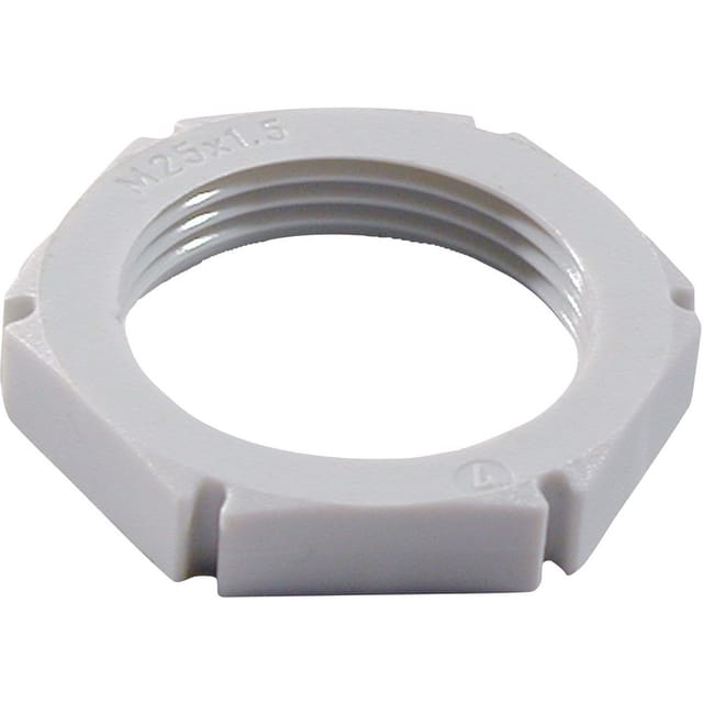 Wiska 10061784 EMUG M32 RAL 9005 Gegenmutter M32 Polyamid Schwarz 1 St.