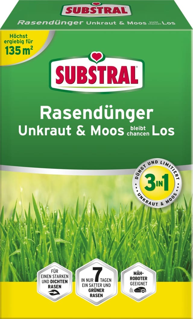 Evergreen - Substral Rasendünger Unkraut & Moos bleibt chancenlos 4kg für 130 m²