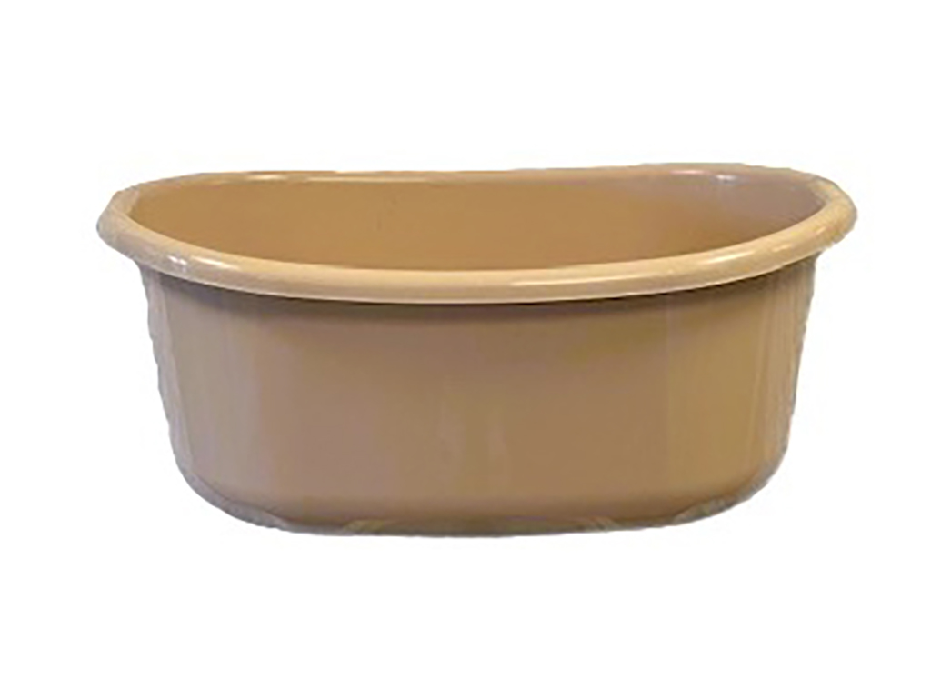 Ovale Kunststoffschale Mit Griffen, 30 L, Latte-jagd