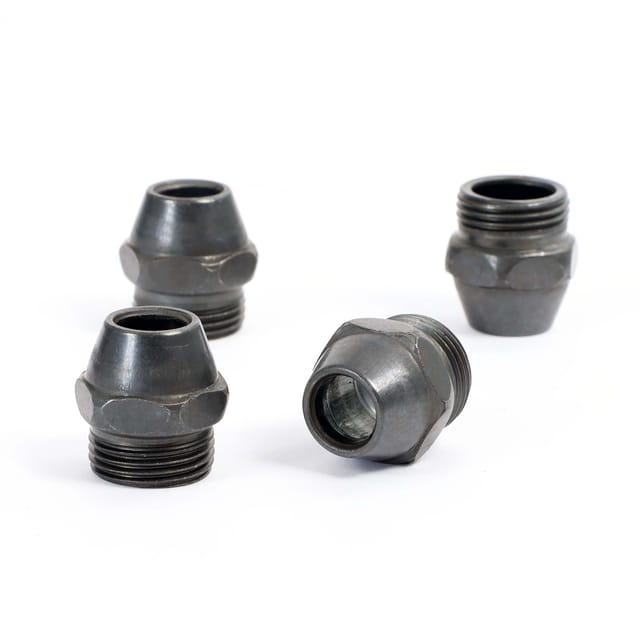 Wiltec Ersatzdüsen 4er Set für Verputzmaschine, 8 mm Düse für Putzmaschine, gleichmäßiges Verputzen mit Verputzpistole, hochwertige Düsen Ersatzteil