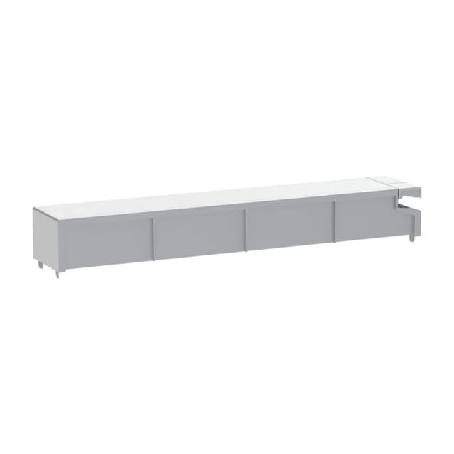 GE Spülkastendeckel zu Geberit Monolith Sanitärmodul für WC Aluminum gebürstet