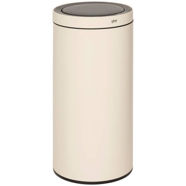 5five Simply Smart - Automatischer mülleimer delta aus metall in beige 40l - 5five