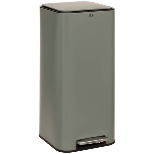 Mülleimer delta aus metall grün 30l - 5five