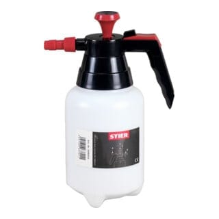 Pumpsprühflasche für Bremsenreiniger mit Viton-Dichtung, 1 l Fassungsvermögen, Sprühflasche mit integrierter Pumpe, verstellbare Düse, für eine
