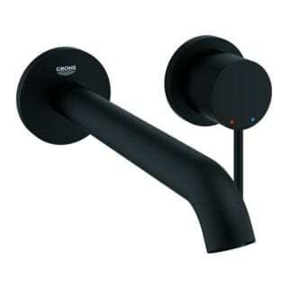 GROHE 2-Loch-Waschtischbatterie Essence phantom black