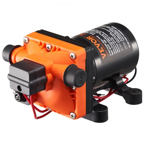 Vevor 12-v-membranpumpe,durchflussrate Von 3 Gpm (11,36 L/min),ausgestattet Mit 4 Kammern,12-volt-gleichstrombetrieb,geeignet Für Wohnmobile,yachten,camper&boote