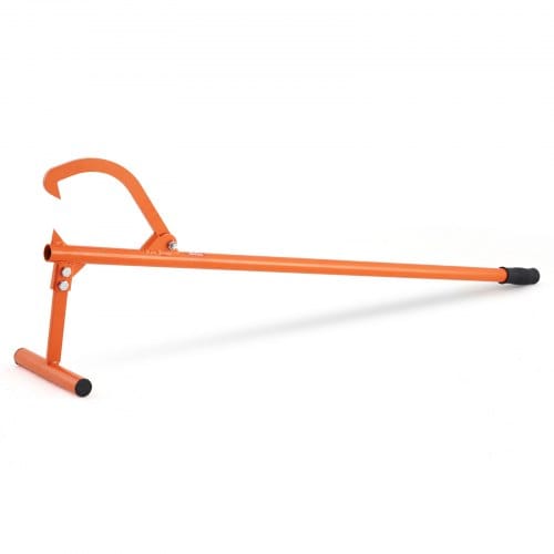 Fällheber, 1219 Mm, Robuster Stammheber Mit Metallgriff, Stammwender Mit Verstellbarem Wendehaken, Fällhilfe Für Stämme Bis Zu Φ 38 Cm, Holzheber Zum Rollen, Schneiden & Anheben Von Stämmen