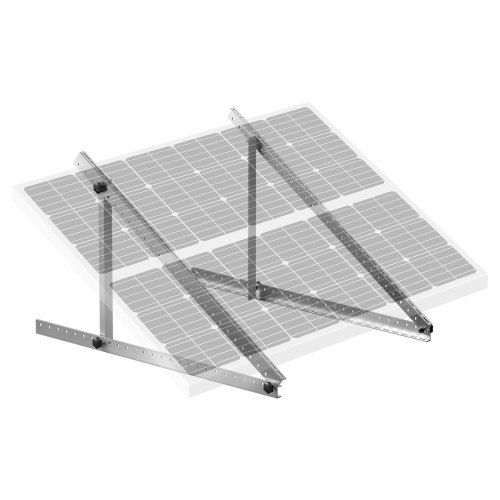 50-zoll-montagehalterungen Für Solarmodule,0 Bis 90° Verstellbare Neigungshalterungen Unterstützen 100-550 W Solarmodule,leichte Aluminiumhalterungen Mit Klappbaren Neigungsbeinen Für Wohnmobil - Vevor