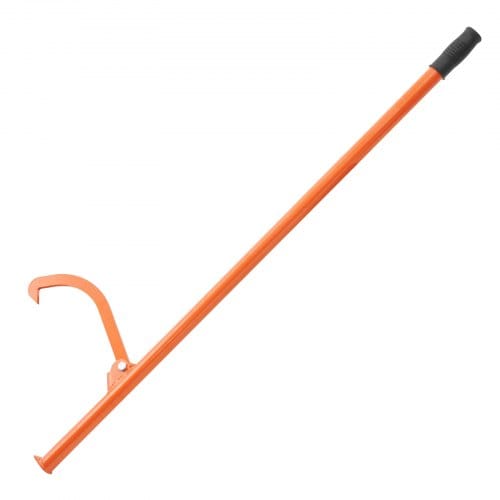 Vevor Fällheber, 1180 Mm, Robuster Stammheber Aus Stahl, Forsthaken, Holzheber Für Stämme Mit 81 Cm Durchmesser, Forstwerkzeug, Fällhilfe Mit Doppelfunktion Zum Rollen & Festklemmen Von Stämmen