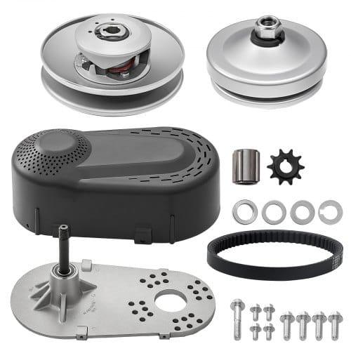 Antriebskupplung 2-8 Ps Motor, 2000 U/min Hochfeste Antriebskupplung Mit Asymmetrisch Gestalteten Rädern Und Robustem Gummiriemen, Stabile Und Langlebige Kupplung Mit Komplettem Zubehör