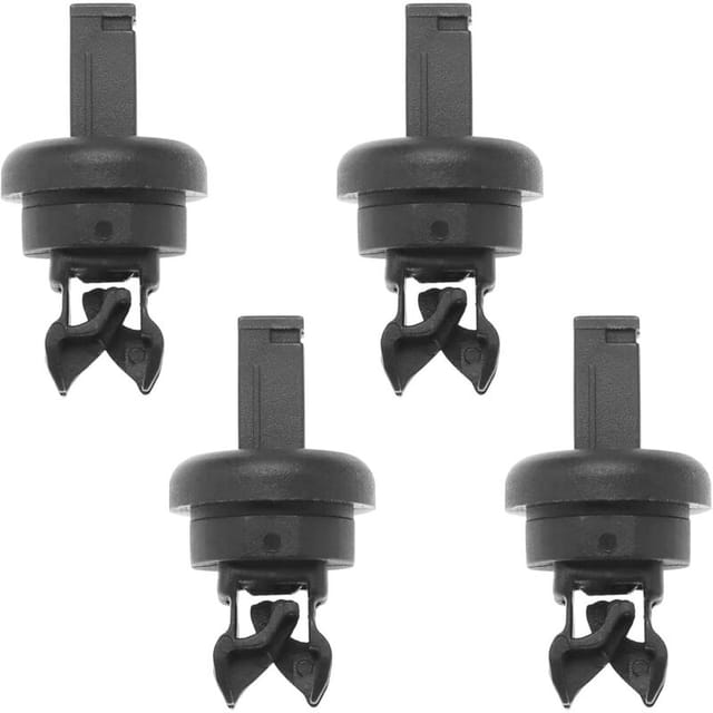 4 Stück Heckklappenclips, Autoclips, Befestigungsclips, Kunststoffniete, für Renault Megane 3, Renault Clio, Nissan Qashqai2007-2019 Heckklappenablage