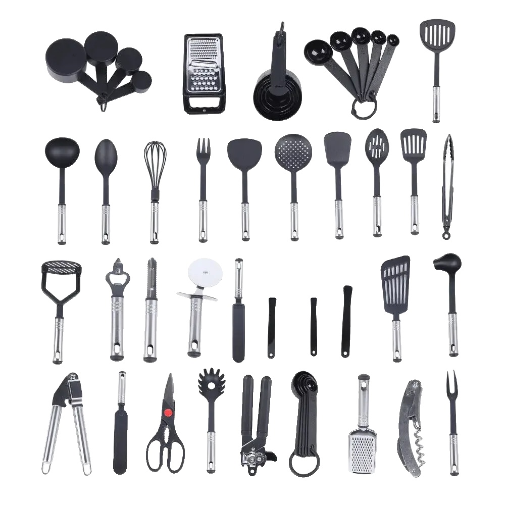 Küchenhelfer-set, 40-teiliges Set, Langlebige Utensilien