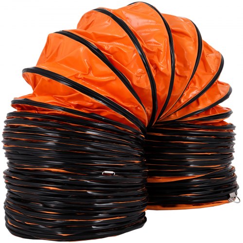 Warmluftschlauch Lufttransportschlauch Pvc, Länge 4,9 M Belüftungsschlauch, Gewicht 4,48 Kg Lüfterdurchmesser Explosionsgeschützt 35 X 35 X 18 Cm Rundsystem Lüfterdurchmesser