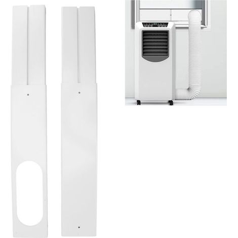 Ej.life – Dichtungsset Für Tragbare Klimaanlagen – Verstellbare Länge 43-140 Cm – Pvc-material – Optimale Abdichtung Für Dreh- Und Kippfenster Sowie Dachfenster