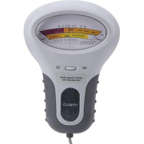 Ej.life – Digitaler Chlor- Und Ph-tester Cl2 – Präzise Messung Mit Sonde – Für Schwimmbäder Und Whirlpools – Multifunktions-lcd-display