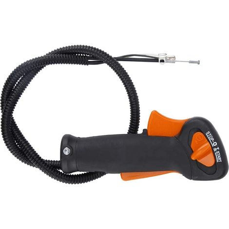 Ej.life – Gashebelgriff Für Stihl Rasenmäher Fs120, Fs200 Und Fs250 – Kunststoff – Länge 18,5 Cm – Einfache Montage