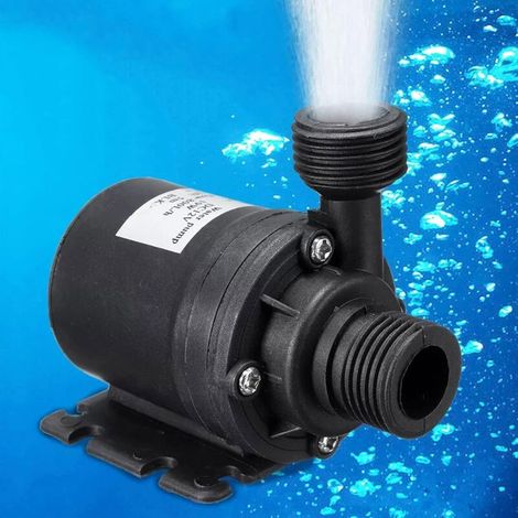 Aiperq – Ultraleise Mini-tragbare Wasserpumpe – 12v/24v Druckerhöhungspumpe – 5 M Förderhöhe – Bürstenloser Motor Für Kühlsysteme