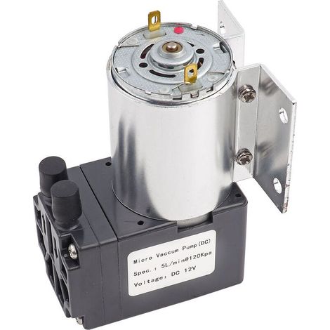 Ej.life – Mini-vakuumpumpe 12 V Dc 5 L/min – Unterdruckansaugung – Geräuscharm – Für Medizinische Anwendungen Und Gasanalyse – 120 Kpa