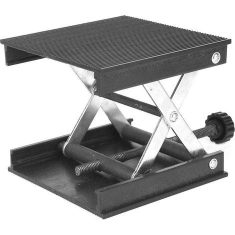 Ej.life – 90 X 90 Mm Metall-hubtisch – 90 Mm Hubhöhe – Labor-hebetisch – Korrosionsbeständig