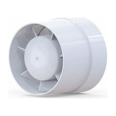 Aiperq – Leiser 19-w-abluftventilator – Luftdurchsatz 130 M³/h – Geräuscharm (34 Db) – Kanaldurchmesser 125 Mm – Uv-beständiger Abs-kunststoff – Lfi-13s