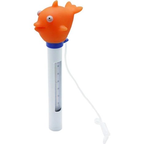 Aiperq Thermomètre De Piscine Flottant Thermomètre D'Eau De Bassin Incassable Avec Cordon – Grande Taille Pour Une Lecture Facile