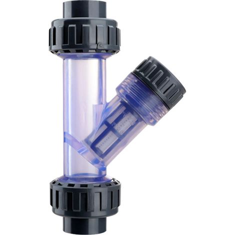 Einfach Zu Installierender, Transparenter Pvc-y-filter Für 3/4-zoll-aquarien