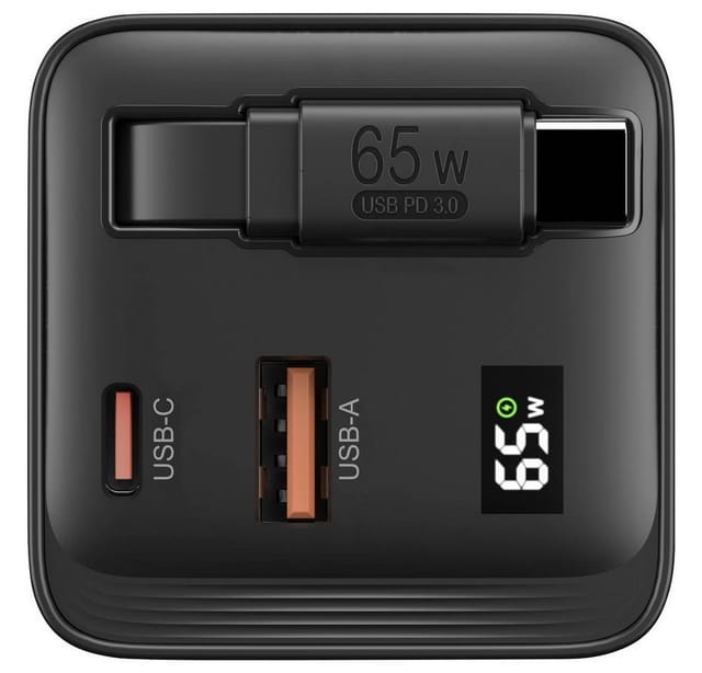Voltcraft - UC-2C1A65W02 usb Ladegerät 65 w 1x usb-a, 2x usb-c® Anzahl Ausgänge: 3 x GaN, usb Power De