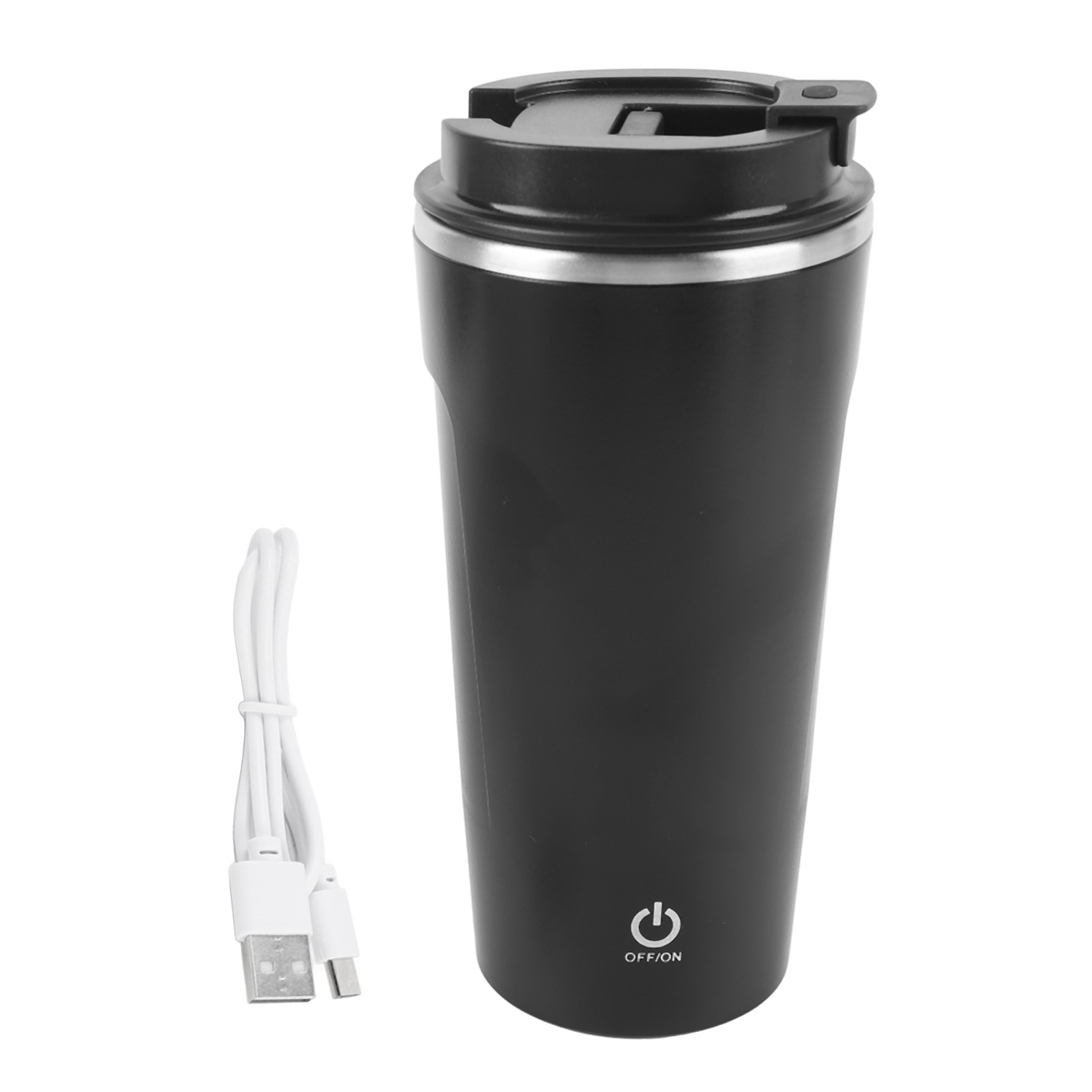400 Ml Selbstmischender Kaffeebecher, Edelstahl, Ip6 Wasserdicht, Nachfüllbar, Tragbar, Automatischer Mixer Für Zuhause Und Unterwegs.