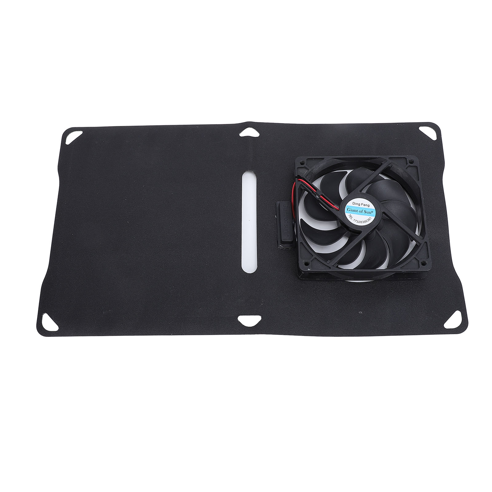 Tragbarer 10-w-solarventilator Mit Monokristallinem Solarpanel Für Gewächshäuser.