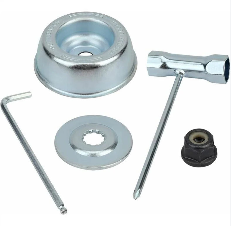 Tête De Débroussailleuse,kit D'Écrou De Tête De Brosse Universelle, Tête De Brosse Chaude Victory, Kit De Réparation De Tête De Travail Stih Protège La Tête De Brosse - Lntyq