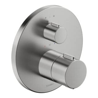 Thermostatarmatur Thermostat Unterputz, 2 Verbraucher, - Duravit