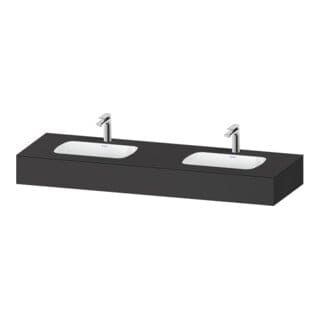 Qatego Einbauwaschtisch mit Konsole, 1600x550x170mm, - Duravit