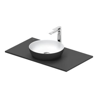 Duravit - Sivida Waschtisch Set rund inkl. Konsole 880x500x123mm,