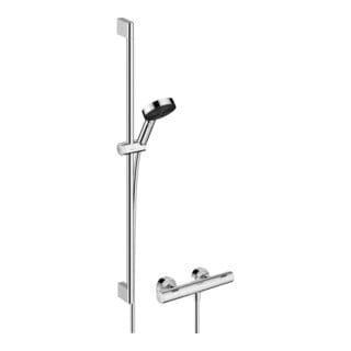 Pulsify Select s - Duschset mit Thermostat, 3 Strahlarten, EcoSmart, Chrom 24261000 - Hansgrohe