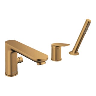 Duravit - Wave 3-Loch Wannenarmatur, Ausladung 200 mm, WA5260000004